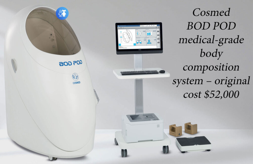 BOD POD body composition testing machine