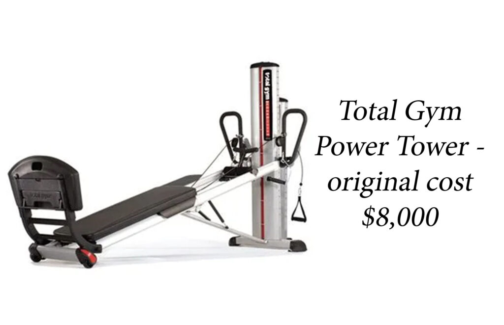 Total gym power tower exercise machine